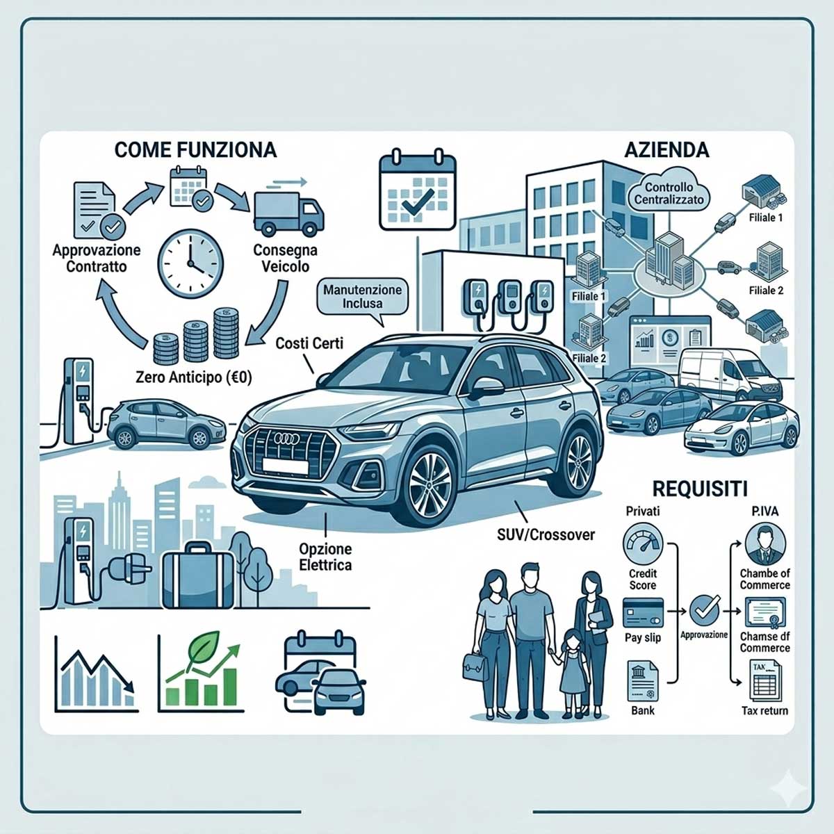 suv noleggio lungo termine senza anticipo