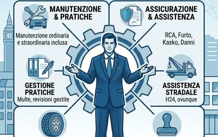 cosa comprende il noleggio con noi